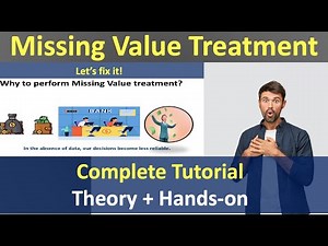 The A to Z of Missing Value Treatment | Data Preprocessing in Python | Data Science