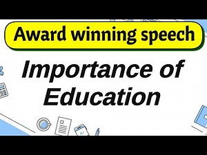 The Power of Education | Inspirational Speech for Students | message of the day