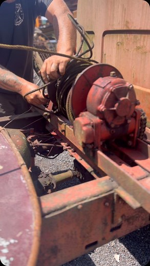 Sunday Funday working on the old 51 Tow Truck! 💥 . . . . . . . . . . . . #towtruck #restoration #vintage #antique #dodge #ratrod #oldschool #rust #winch #engineering #machine | Mt Phillip Metal Works