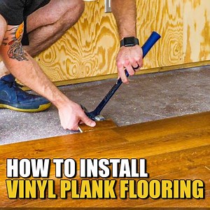 Installing Vinyl Plank Flooring in ONE DAY *Beginners DIY* 🛠️ | Crafted Workshop