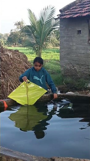 sister ka two lovely kite flying legendary water testing experience #shorts