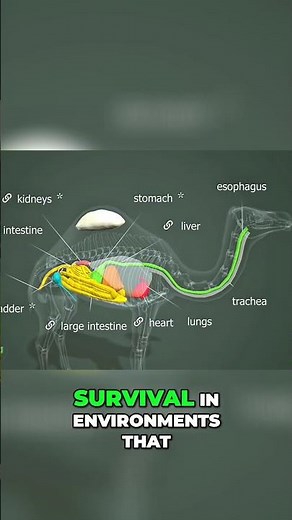 Dromedary Camel: Survival in the Harshest Environments #shorts