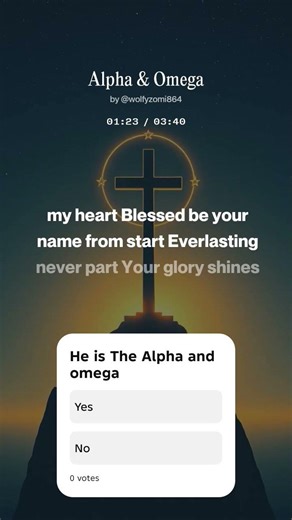 God is the Alpha and Omega, He will remain unchanged, reigning in glory. #InChristAlone