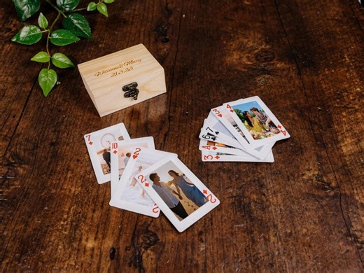 Personalized Playing Cards | Custom Deck | Wedding Favor | Anniversary Gift | Gift for Couples