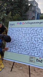 13K views · 91 reactions | Complete the difficult maze puzzle and win 1000 rupees cash prize challenge | Village Avengers | Facebook