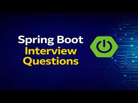 Spring Boot Interview Questions and Answers for Beginners 2026 | Ashoka Devara Tech