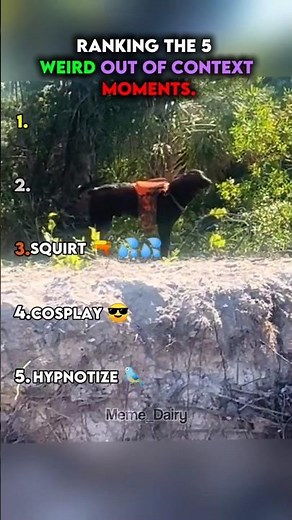 Ranking the 5 weird out of context moments.