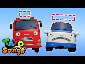 Find the Missing Siren and Ladder! | Rescue Team Song | Best Tayo Songs for Kids