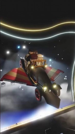 Chitty Taking flight on Roblox from Chitty Chitty Bang Bang Musical #roblox #gaming #theatre #fyp