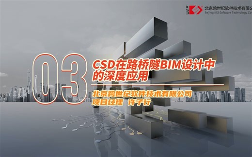 跨世纪软件-CSD在路桥隧BIM设计中的深度应用