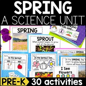Spring Weather Activities: Crowns, Door Decor Crafts, Preschool Pre K Science