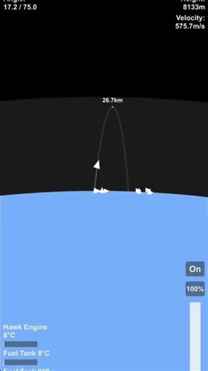 I build simple rocket in space flight simulator #viral