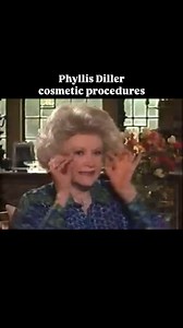 1.4K views · 913 reactions | Phyllis Diller discusses some of her cosmetic procedures. #phyllisdiller #cosmeticsurgery #plasticsurgery #chemicalpeel | The Phyllis Diller | Facebook