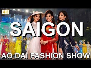 Vietnam Ao Dai Fashion Show 🇻🇳 Women’s Day Event in Ho Chi Minh City (4K)