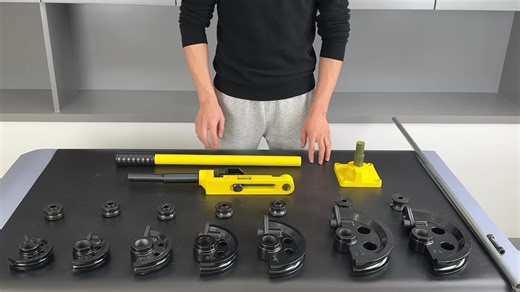 Manual Tube Pipe Bender for Galvanized Iron Seamless Steel Pipe CE Certification 180 Degree Manual Copper Pipe Bender