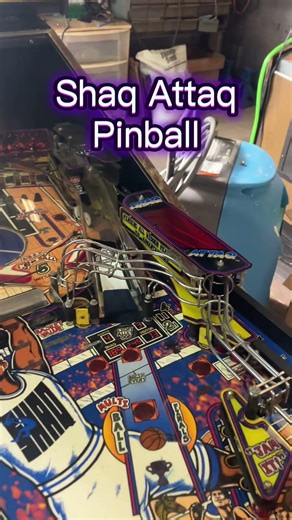 More Pinball on the farm. Ready to dismantle Shaq Attaq and make it look its best. #pinball