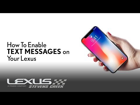 How To Enable Text Messages on Your Lexus | Lexus Stevens Creek