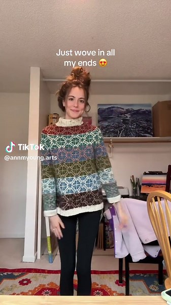 Knitting Transformation: Ann's Sweater Project Update