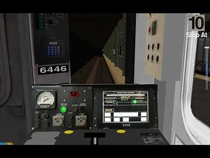 OpenBVE (NYCT 4) R142 (3D Cab and Strip Maps WIP) Crown Heights to Woodlawn