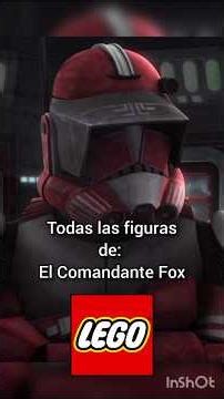 TODAS las figuras de: El Comandante Fox en LEGO #lego #starwars #revengeofthesith #clonewars