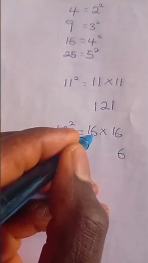 Finding perfect squares