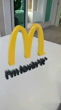 Famous Brand's AR Logo anchored with AR QR Codes | ar-code.com