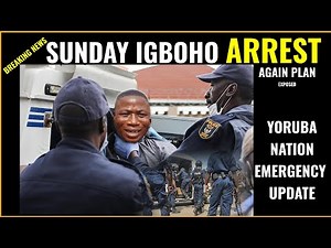 Breaking:Sunday igboho Arrest- This is happening now today