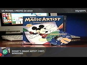 Disney’s Magic Artist | PC | 1997 | Video Game US Promo | HQ/60FPS