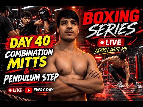 Daily Boxing Skills Live | Combination Mitts and pendulum steps