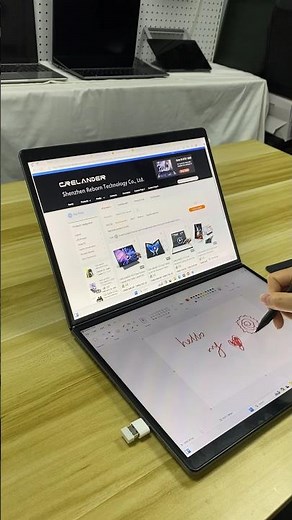 how to use the smart touch pen on Crelander YG13 laptop #crelander #laptop #windows11 #yogabook9i