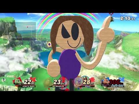 Super Smash Bros Ultimate - Custom Stage: SonicSong182 Kn doing the Sonic Pose