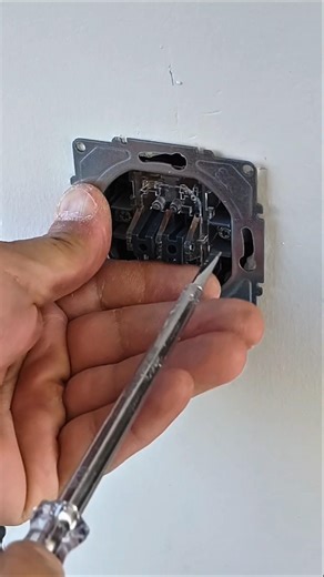 Modern Light Switch Installation ⚡ #shorts #electrical #construction | Elektrik Anahtarı Montajı!