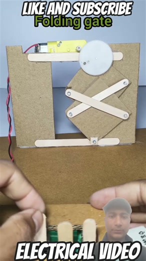 Folding gate mechanism #science #project #tech
