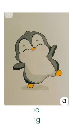 #cute penguin drawing #drawing #painting #art