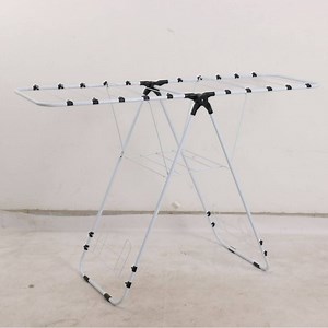 [Hot Item] 138cm Custom Size Dry Cleaning Folding Stand Clothes Laundry Rack