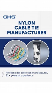 23 reactions | <CHS-Nylon Cable Tie>  CHS is a cable tie manufacturer from China.  The Main Products inculde Self-locking nylon cable ties and other kind of nylon cable ties, stainless steel cable ties, cable clips, terminal blocks, etc  Our products have quality assurance and will not let you down.  Any needs,pls contact us. WhatsApp:+86 13868787105 E-mail:kristinzou@chs.com.cn #cabletie #cableties | Changhong Plastics Group Imperial Plastic CO.,LTD | Facebook