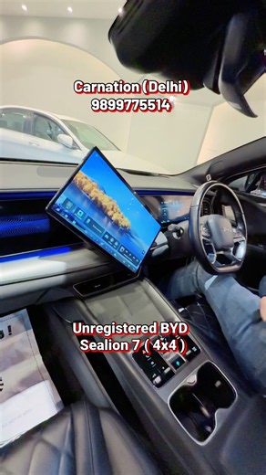 😱Unregistered BYD Sealion 7 Luxury EV Car For Sale in Delhi at Carnation Contact Details in Video