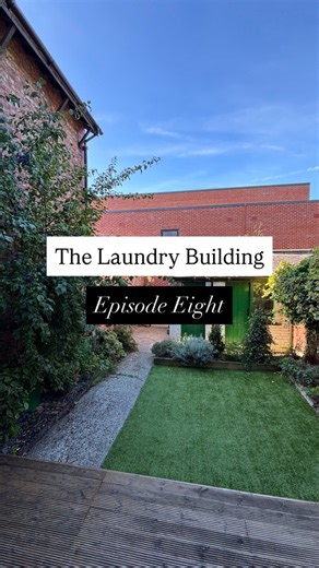 THE LAUNDRY BUILDING: EPISODE EIGHT I can’t believe how close we are to the building being done! I for one am going to miss the entertainment from my window every day! Ha ha. Lots has happened since I last updated you so watch this reel to the end if you want to see how the building looks now! It’s weird to see it all bricked up and stood there at full height. On one hand it’s taller and closer than I thought, but then on the other it’s actually completely fine and I like my garden has become al