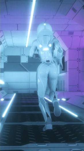 Astronaut Running Forever 🌌 Infinite Space Loop #shorts
