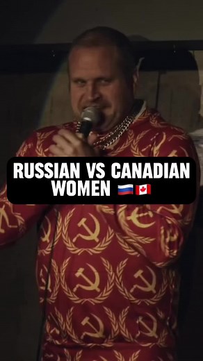 Russian vs Canadian women #standupcomedy #russiancomedian #funnyrussian #slavicculture #trudeaumustgo #thefutureistrans