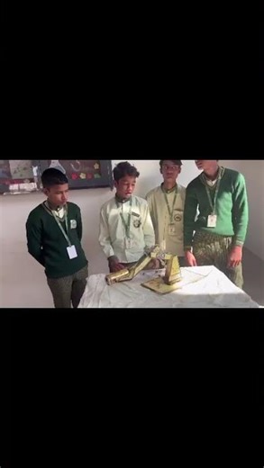 science exhibition made by JCB of school friends