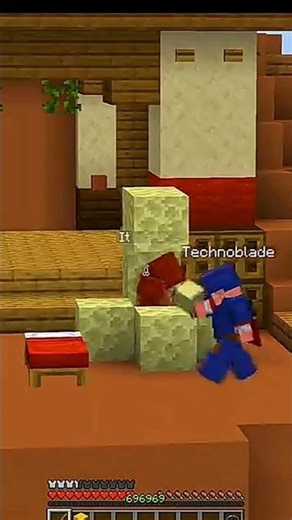 Technoblade Minecraft bedwars☠️