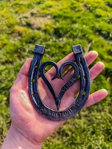 Personalized Forged Horseshoe With Heart – Iron Anniversary Gift, Custom Wedding Date, 6th or 11th Anniversary Keepsake - Etsy
