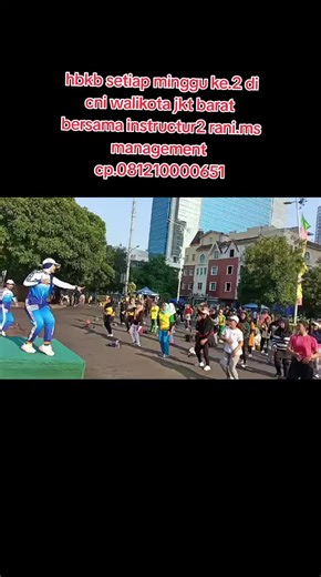 hbkn walikota jkt barat bersama #CVRaniMSMANAGEMEN #instruktursenam #senamsehat #senamlinedance #zumbainstructor #pengadaaninstructur #penurunberatbadan #senampelangsing #sanggarrani.ms #cp081210000651