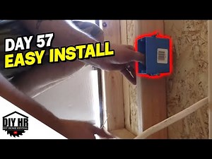 Installing electrical outlet boxes: Day 57 DIY mobile home renovation journey