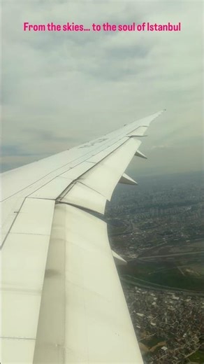 Window Seat Landing in Istanbul 🇹🇷✈️ | Unreal Views!