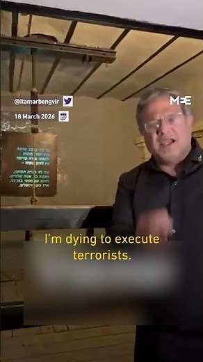 Israeli minister Ben Gvir posts video of gallows