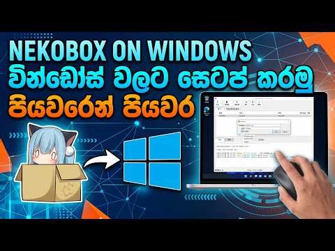 NekoBox PC එකට දාගන්න හැටි | How to use NekoBox Windows
