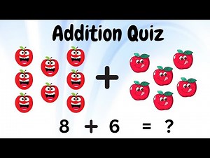 Basic Math Addition For Kids|One Digit Addition Quiz|Addition by Counting Grade 1|Addition Level 1