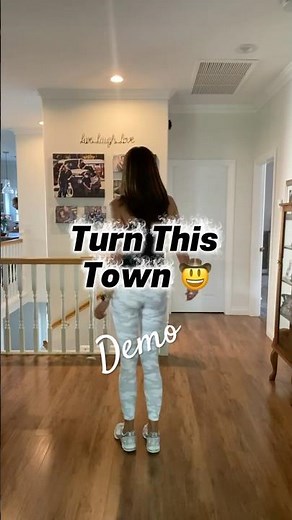 Turn This Town | High Beginner Line Dance Demo 🤠💃 #linedancewithmelanie